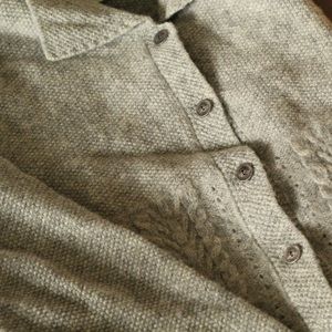 J. Jill Sweater Cardigan 100% Shetland Wool Size M